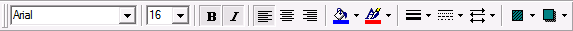 Font toolbar